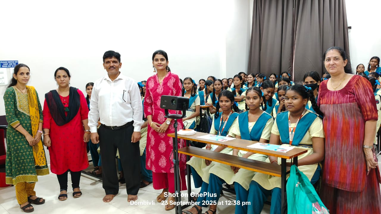 Health Talk at KDMC School Collab With Dattanagar PHC